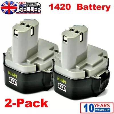 2 Pack 14.4 Volt Drill Battery For Makita PA14 1420 1422 1433 1434 1435F JR140D • £25.49