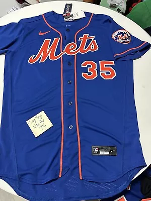 Nike New York Mets Justin Verlander Jersey Size 44 Authentic Blue Astros Gift • $140