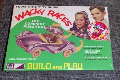 Wacky Races: Compact Pussycat Figure Snap Model Kit Penelope Pitstop 1/25 Scale • $17.11