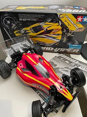 Brand New Tamiya 58374 Sand Viper RC Buggy W/TRF201 Body ESC And Steering Servo • $209.24