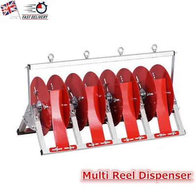 Floor Mounted Cable Wire Reel Dispenser Earth Sleeving Core Storage Holder 4Reel • £79.99