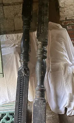 $50 • Buy Architectural Salvage Pair Of Columns 88” Tall Wood