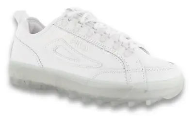 Fila Disruptor Court Clear Sneakers / Shoes - NEW Womens 7 White - #43547-WL • $33.29