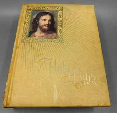 Holy Bible Fireside Family Edition Catholic NAB New America Bible Vintage Book • $6.95