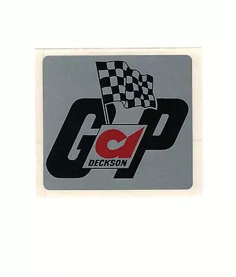 Deckson 1970s Silver GP Vintage Mini Bike Repro Decal • $7.50