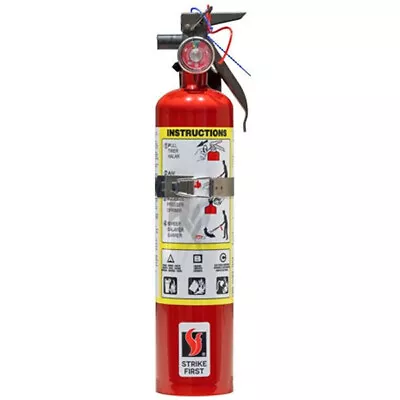 Strike First 2.5 Lb ABC Dry Chemical Fire Extinguisher Vehicle Bracket • $42.99