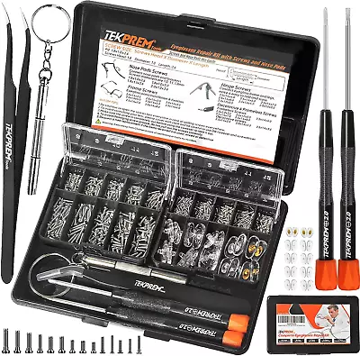 Magnetic Eyeglass Repair Kit Eye Glasses ScrewsTweezer Screwdriver Nose Pads  • $12.95