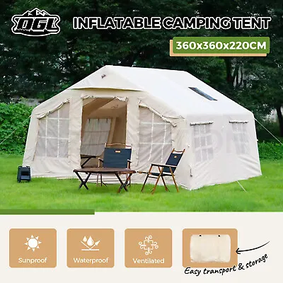 6 Man Extra Large Inflatable Camping Tent Instant Pop Up Air Backpacking • $1099.95