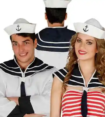 2 PC Sailor Set Unisex Nautical Navy Fancy Dress Accessory • £2.99