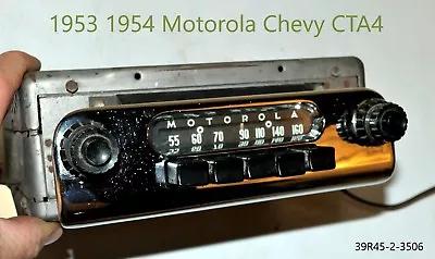 Motorola Old Classic RETRO Original Car Dash RADIO Chevy 1953 1954 CTA4 Presets • $150