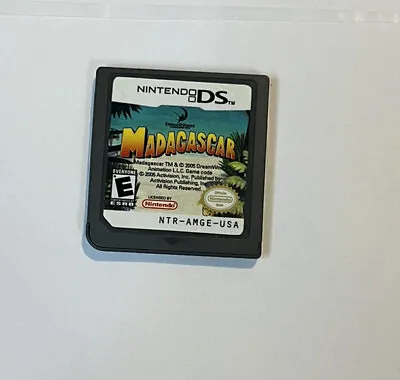 Madagascar (Nintendo DS 2005) Cart Only Tested No Tracking #1254 • $6.22