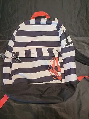 Volcom 2 School 4 Cool Striped Logo Backpack Book Bag • $6