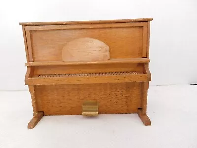 Vintage Miniature Doll House Wood Upright Piano • $14.99