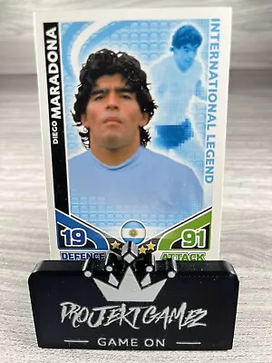 Topps Match Attax 2010 World Cup Diego Maradona Insert Argentina • £1.99