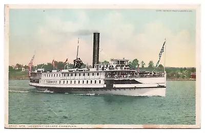 Steamer Vermont On Lake Champlain Vintage Postcard C1912 Detroit Publishing • $7.25