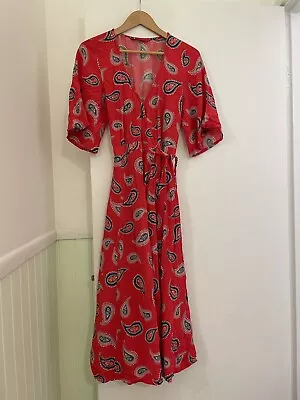 Tigerlily Allegra Midi Wrap Dress Size 8 • $20