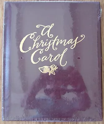 1995 A CHRISTMAS CAROL Hallmark Charles Dickens Leather Bound Book Vintage NEW • $24.95