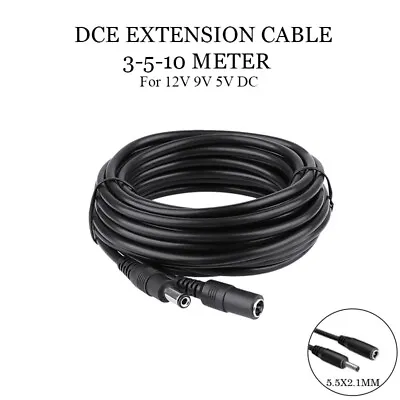 £4 • Buy DC Extension Cable 12V Power Extend Connection Wire Female To Male Plug 3/5/10M
