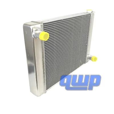 Universal Aluminum Racing Radiator Chevy GM 2 Row Single Pass 24  X19  X3   • $106.99