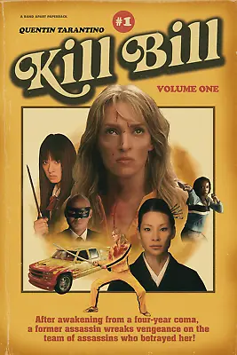 Kill Bill 24x36 By Rich Davies Ltd Edition X/250 Poster Print Mondo MINT Movie • $125