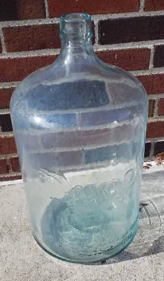 Vintage DYNELL 5 Gallon Carboy Glass Water Crystal Water • $59