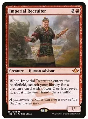 Imperial Recruiter LP Light Play MH2 Modern Horizons 2 MTG Magic The Gathering  • $6.25