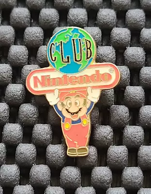 Vintage Club Nintendo Super Mario Pin Badge Rare Promo France. SNES GBA N64 DS • $25