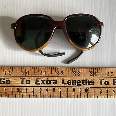 Vintage Unbranded Wrap Around Unisex Sunglasses • $37.04