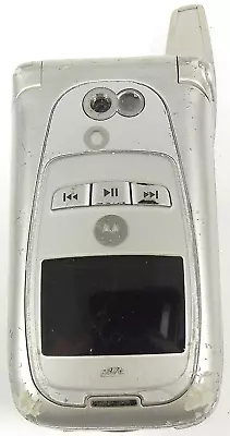 Motorola I Series I870 - Silver ( Nextel ) Rare PTT IDEN Cellular Flip Phone • $59.49