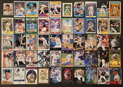 Lot Of 50 Different WADE BOGGS Baseball Cards HOF 1983-2022 BB2929 • $21.99