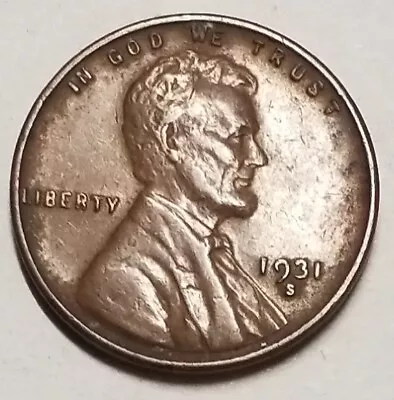 1931-S Lincoln Wheat Cent....Full Wheat Lines • $50