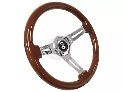 1974.5-79 Volkswagen 6-Bolt Mahogany Finish Steering Wheel Kit 11/16  Spline • $241.99