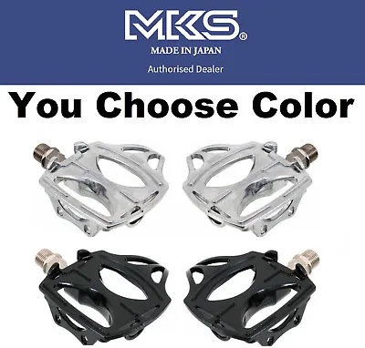 MKS Urban Platform Pedals Silver OR Black Road Touring Urban Sealed Bearing Bike • $29.92