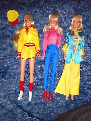 Vtg 1970s Mego Cher Rare Fashion Candi Doll Lot Of Three Salesman Sample  • $130