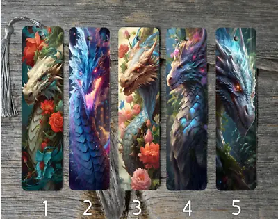 Fantasy Dragon Mystical Metal Bookmarks • $6.40