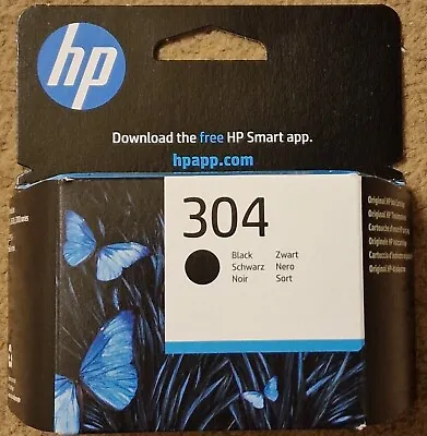 NEW Original Genuine HP 304 Black Ink Cartridge For ENVY/Deskjet Printer N9K06AE • £13.90