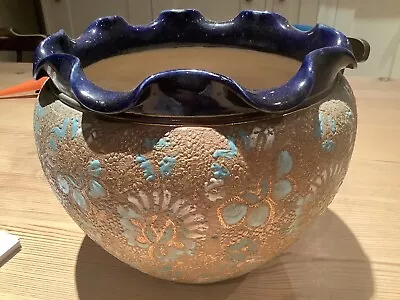 £35 • Buy Royal Doulton Slaters Planter/jardiniere/bowl Antique Lambeth Ware Stamped