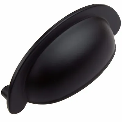 GlideRite 2-1/2  CC Small Cabinet Drawer Cup Bin Pull Matte Black - 87600-MB-1 • $3.89