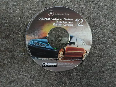2001 Mercedes COMAND Navigation System Digital Roadmap Eastern Canada CD#12 OEM  • $13.96