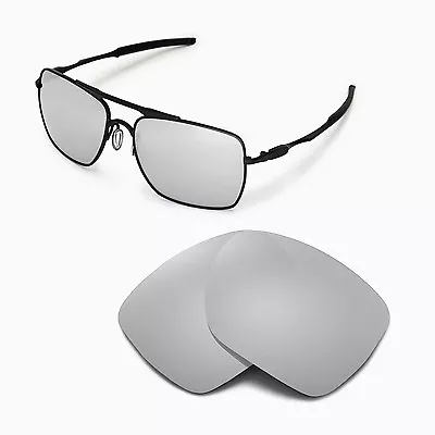 £25.48 • Buy New WL Polarized Titanium Replacement Lenses For Oakley Deviation Sunglasses