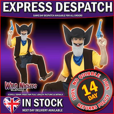 £32.70 • Buy Fancy Dress # Mens Superted Texas Pete Costume Lg
