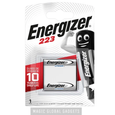 £6.99 • Buy ENERGIZER CRP2 6V Lithium Power Photo Battery 223 CR223 DL223 2027 EXPIRY