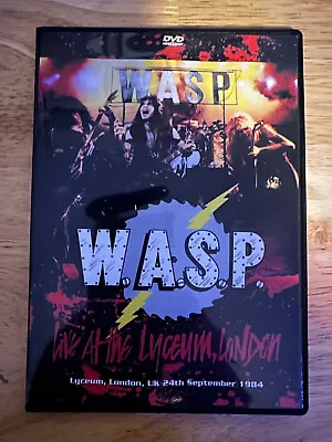 W.A.S.P. - Live At The Lyceum 1984 DVD Live Blackie Lawless WASP • $13