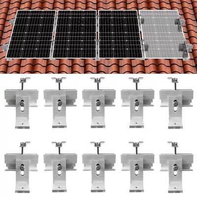 ECO-WORTHY Solar Panel Mounting Aluminum Z Bracket Adjustable Tilt Bracket  Roof • $12.99