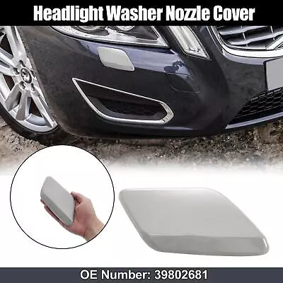 39802699 Car Right Headlight Washer Nozzle Cover For Volvo S60 V60 Silver Tone • $17.29