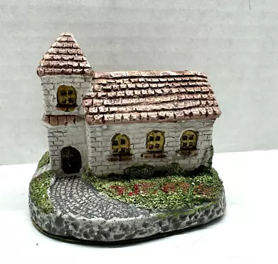 Vintage Cottage Village Miniature Figurine Large Country Home Or Church • $3.99