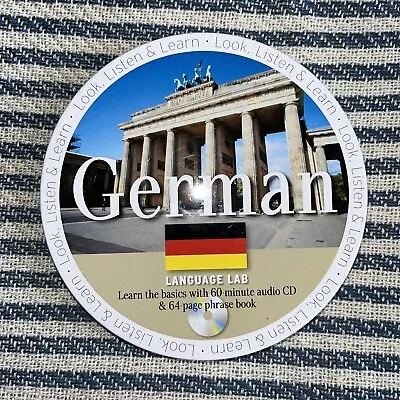 German Language Lab (Look & Learn) By Penton Overseas Inc Phrase Book & CD. • £4.99