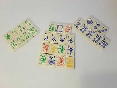 Mah Jong Wooden Game Tiles Replacements  For Modern Set • £0.99