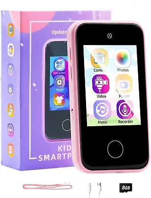 Pretend Smart Phone For Kids 3 4 5 6 7 8 Years Old Girl& Boy Xmas Birthday Gift • £49.99