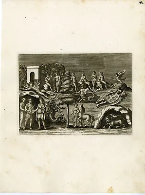 Antique Print-CENTAUR-MEDUSA-GRECO ROMAN MYTHOLOGY-PL 142-Bartoli-anonymous-1782 • $87